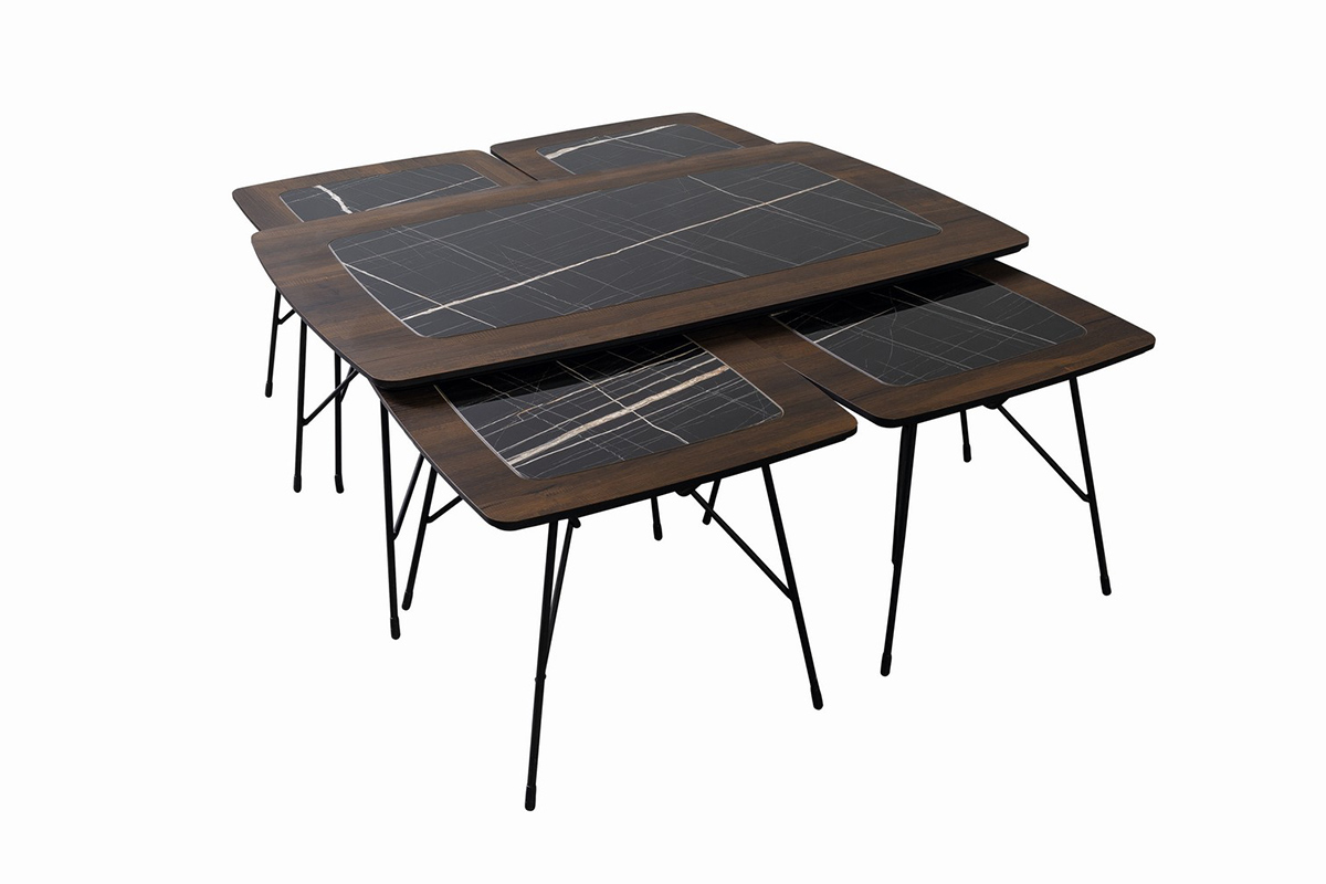 M690 Black Coffe Table Set